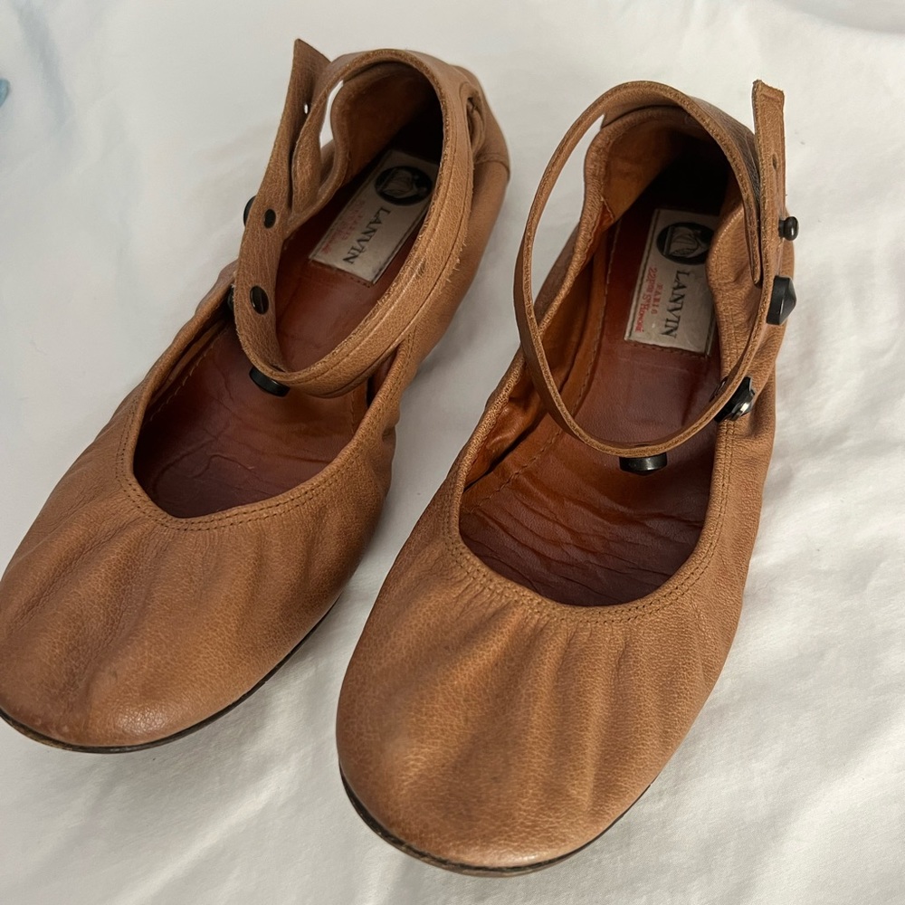 Lanvin Flat with Ankle Strap